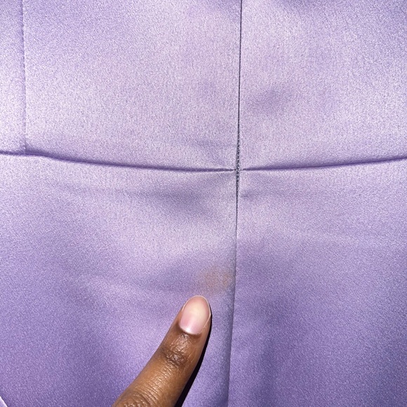 House of CB Helena orchid satin midi dress - Picture 10 of 11